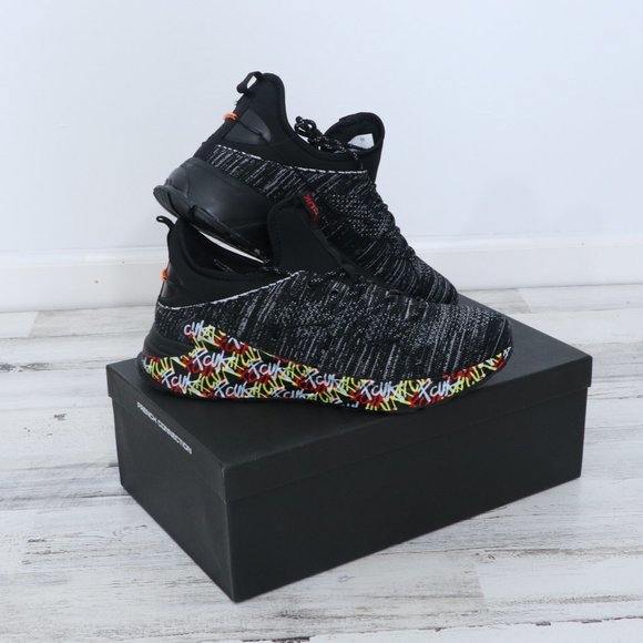 French Connection Graffiti Sneaker - Black - new in box - Picture 2 of 12